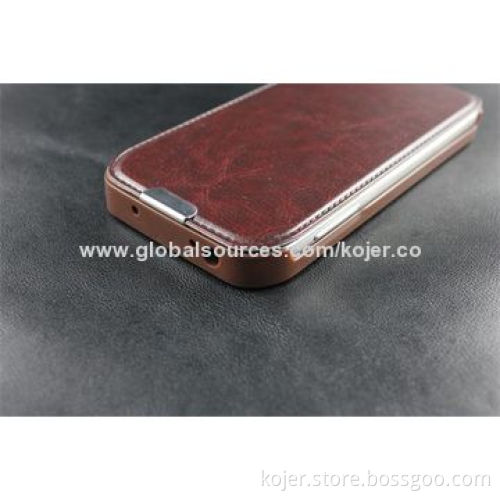 PU Leather Mobile Phone Case for Samsung S5, OEM Orders Welcomed